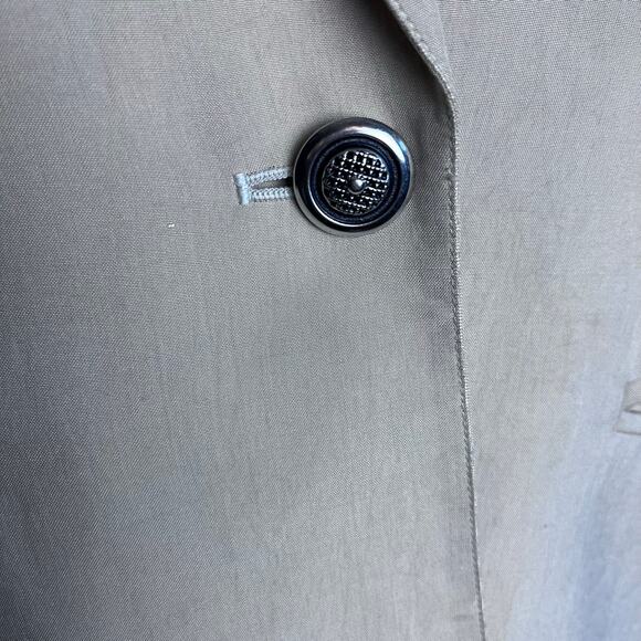 Talbots Silk Blazer Sz 6 Beige Minimalist Neutral Preppy Quiet Luxury Career - Picture 5 of 6